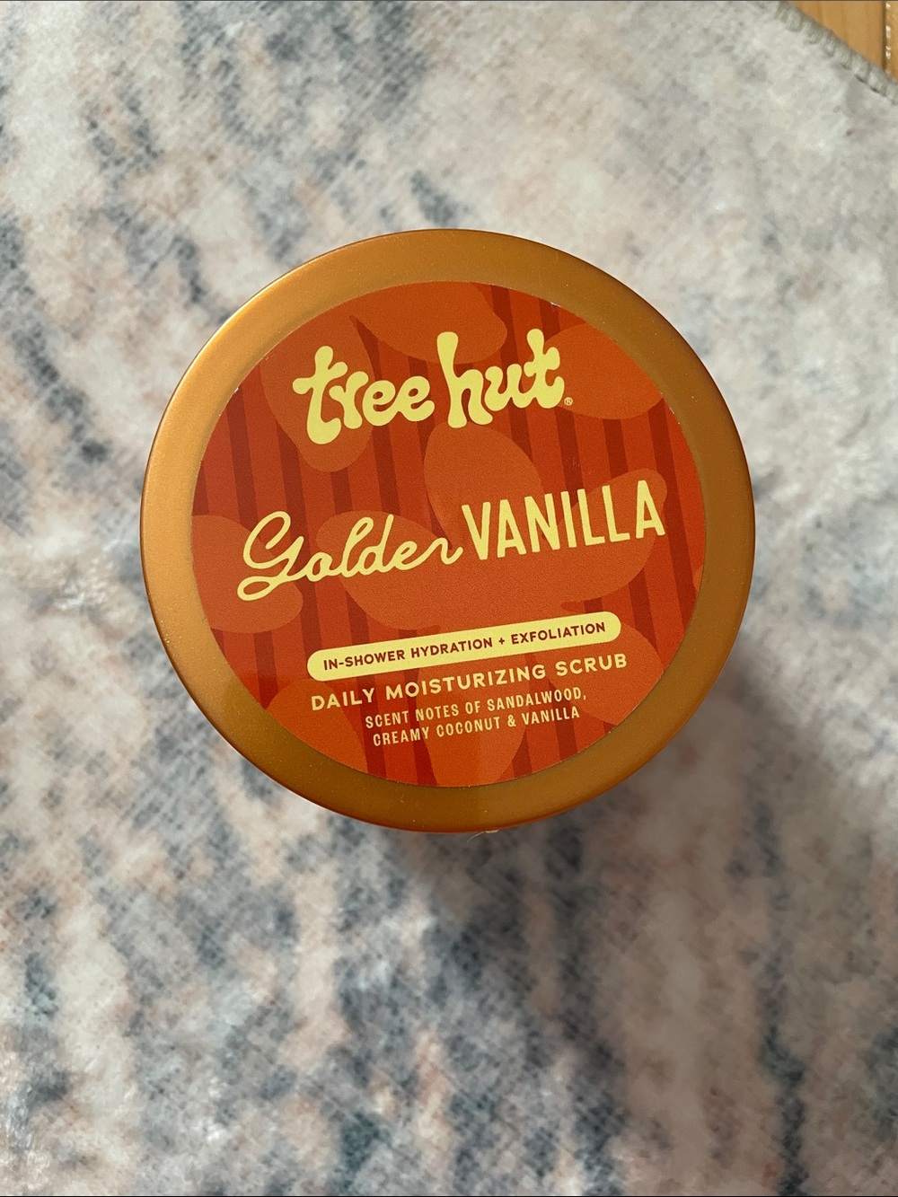 Tree Hut Golden Vanilla Daily Moisturizing Scrub - Orange